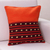Wool cushion cover, 'Field at Sunset' - Artisan Crafted Geometric Wool Cushion Cover (image 2b) thumbail