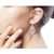 Rose quartz chandelier earrings, 'Pink Tulip' - Handcrafted Fine Silver and Rose Quartz Dangle Earrings (image 2j) thumbail