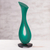Steel and cotton sculpture, 'Green Fountain of Hope' - Original Abstract Steel And Cotton Sculpture (image 2b) thumbail