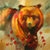 'The Bear Affection' (2008) - Peruvian Impressionist Painting (2008) (image 2a) thumbail