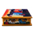 Painted glass jewelry box, 'Mother and Daughter' - Peruvian Reverse Painted Glass Jewelry Box (image 2d) thumbail
