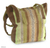 Alpaca blend shoulder bag, 'Green Fields' - Alpaca Wool Tote Handbag from Peru thumbail