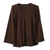 Alpaca blend sweater, 'Chocolate Charisma' - Brown Alpaca Blend Pullover Sweater thumbail