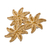 Gold plated filigree brooch pin, 'Amazon Bouquet' - Floral Gold Plated Filigree Brooch Pin (image 2a) thumbail