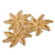 Gold plated filigree brooch pin, 'Amazon Bouquet' - Floral Gold Plated Filigree Brooch Pin (image 2d) thumbail