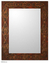 Leather mirror, 'Gordian Knot' (large) - Handmade Leather Mirror (Large) thumbail