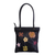 Leather handbag, 'Night Flowers' - Hand Made Floral Leather Shoulder Bag thumbail