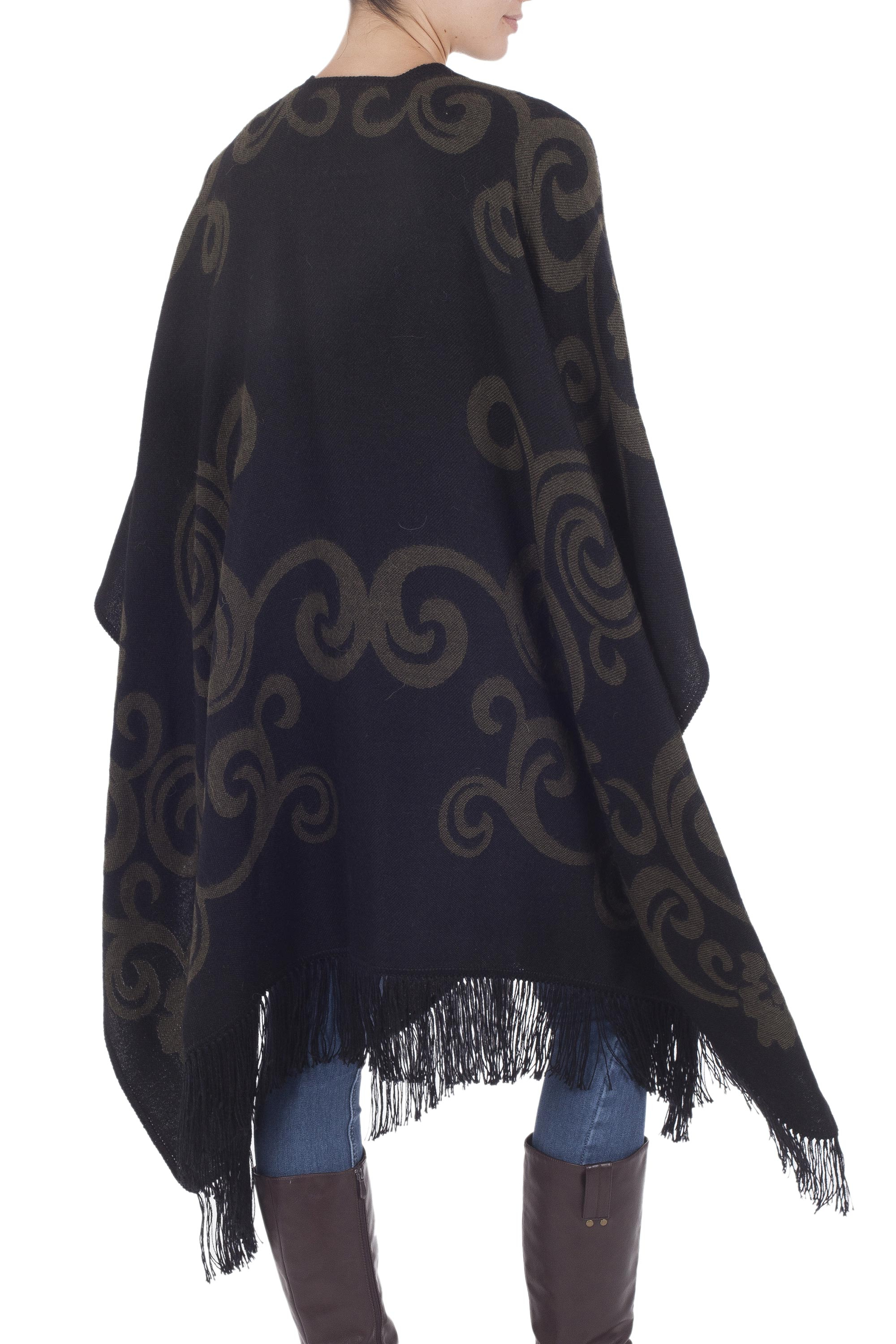 UNICEF Market | Soft Alpaca Wool Blend Ruana Wrap from the Andes ...