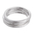 Sterling silver band rings, 'Sea Dance' (set of 3) - Peruvian Fine Silver Stacking Rings (Set of 3) (image 2a) thumbail