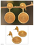 Gold plated filigree earrings, 'Starlit Suns' - 21K Gold Plated Dangle Filigree Earrings (image 2) thumbail