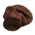 100% alpaca hat, 'Chestnut Cap' - Artisan Crafted Alpaca Wool Cap (image 2a) thumbail