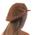 100% alpaca hat, 'Chestnut Cap' - Artisan Crafted Alpaca Wool Cap (image 2c) thumbail