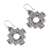 Silver filigree earrings, 'Astral Cross' - Handcrafted Fine Silver Peruvian Filigree Earrings (image 2c) thumbail