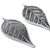 Silver filigree earrings, 'Autumn Leaf' - Hand Made Fine Silver Dangle Earrings (image 2e) thumbail