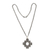 Silver filigree pendant necklace, 'Astral Cross' - Fine Silver Filigree Pendant Necklace (image 2a) thumbail
