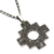 Silver filigree pendant necklace, 'Astral Cross' - Fine Silver Filigree Pendant Necklace (image 2b) thumbail