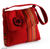 Alpaca shoulder bag, 'Apple Blossom' - Women's Red Floral Alpaca Wool Shoulder Bag  (image 2a) thumbail