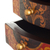 Cedar jewelry box, 'Antique' - Fair Trade Colonial Wood Jewelry Box (image 2g) thumbail