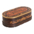 Cedar jewelry box, 'Reminisce' - Peruvian Hand Painted Wood Jewelry Box