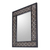 Mirror, 'Silver Blossoms' - Handcrafted Floral Wall Mirror (image 2b) thumbail