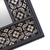 Mirror, 'Silver Blossoms' - Handcrafted Floral Wall Mirror (image 2c) thumbail