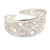 Silver filigree cuff bracelet, 'Floral Breeze' - Hand Made Floral Fine Silver Filigree Bracelet (image 2a) thumbail