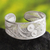 Bracelet, 'Moonlight Beauty' - Filigree Cuff Bracelet with Fine and Sterling Silver (image 2) thumbail