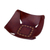 Leather catchall, 'Square Essence' - Brown Leather Catchall with Iron Studs Crafted in Peru (image 2a) thumbail