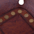 Leather catchall, 'Square Essence' - Brown Leather Catchall with Iron Studs Crafted in Peru (image 2d) thumbail