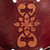 Leather catchall, 'Goth Bloom Tattoo' - Fair Traded Andean Handcrafted Floral Leather Catchall (image 2d) thumbail