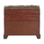 Leather jewelry box, 'Antique Tan' - Collectible Leather and Wood Jewelry Box (image 2g) thumbail
