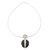 Obsidian pendant necklace, 'Sacred Stone' - Women's Modern Sterling Silver Pendant Obsidian Necklace (image 2a) thumbail