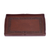 Wood and leather tray, 'Renaissance' - Handcrafted Wood and Leather Tray Serveware (image 2b) thumbail