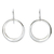 Sterling silver dangle earrings, 'Perfect Moon' - Unique Sterling Silver Dangle Earrings (image 2a) thumbail