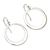 Sterling silver dangle earrings, 'Perfect Moon' - Unique Sterling Silver Dangle Earrings (image 2b) thumbail