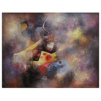 'Presence of a Dream' (2009) - Abstract Oil Painting from Peru