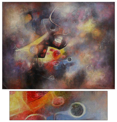'Presence of a Dream' (2009) - Abstract Oil Painting from Peru