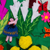 Applique wall hanging, 'A Spring Day' - Applique Wall Hanging Andean Folk Art (image 2b) thumbail