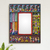 Mirror, 'Scenes from the Andes' - Folk Art Wood Mirror with Folk Art Scenes (image 2) thumbail