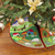 Weihnachtsbaumrock mit Applikation - Baumrock aus Fair-Trade-Weihnachtsbaumwolle mit Applikation