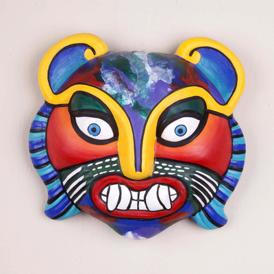 Ceramic mask, Rainbow Cat