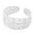 Silver filigree cuff bracelet, 'Medallions' - Silver Filigree Handmade Sterling Cuff Bracelet thumbail