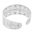 Silver filigree cuff bracelet, 'Medallions' - Silver Filigree Handmade Sterling Cuff Bracelet (image 2c) thumbail