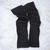 100% alpaca arm warmers, 'Black Braids' - Hand Made Peruvian Wool Alpaca Wool Solid Black Gloves thumbail