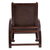 Stuhl aus Holz und Leder - Sammlerstück kolonialer Ledersessel aus Holz aus Peru