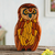 Ishpingo statuette, 'Wise Owl' - Peruvian Hand Carved Owl Sculpture (image 2b) thumbail