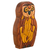 Ishpingo statuette, 'Wise Owl' - Peruvian Hand Carved Owl Sculpture (image 2c) thumbail