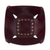 Leather catchall, 'Essentially Square' (6.75 inch) - Handcrafted Andean Leather Catchall with Decorative Studs (image 2b) thumbail