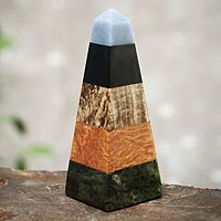 Featured review for Jasper and onyx obelisk, Peruvian Prosperity