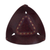Leather catchall, 'Essential Trinity' (9.5 inch) - Modern Triangular Leather Catchall Handcrafted in the Andes thumbail